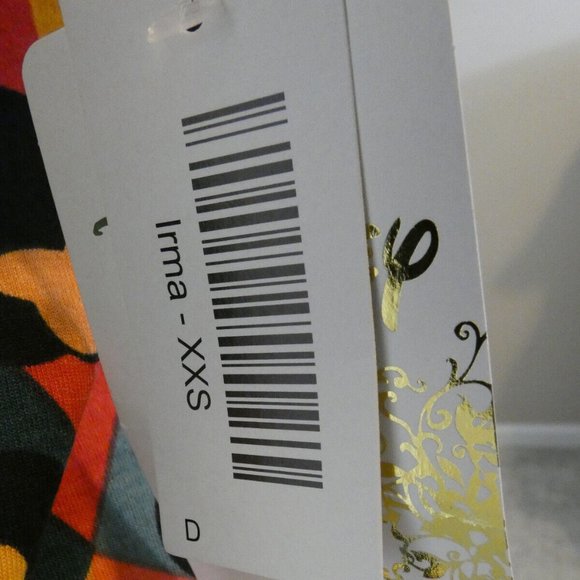 LuLaRoe Top Disney Minnie Mouse TShirt Blouse Black, Orange Multicolor Women XXS - Picture 4 of 10